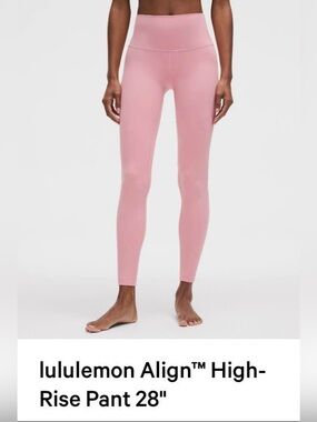 Lululemon align high rise 28” leggings